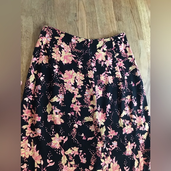 Free People Retro Love Floral Print Midi Skirt - Picture 9 of 13